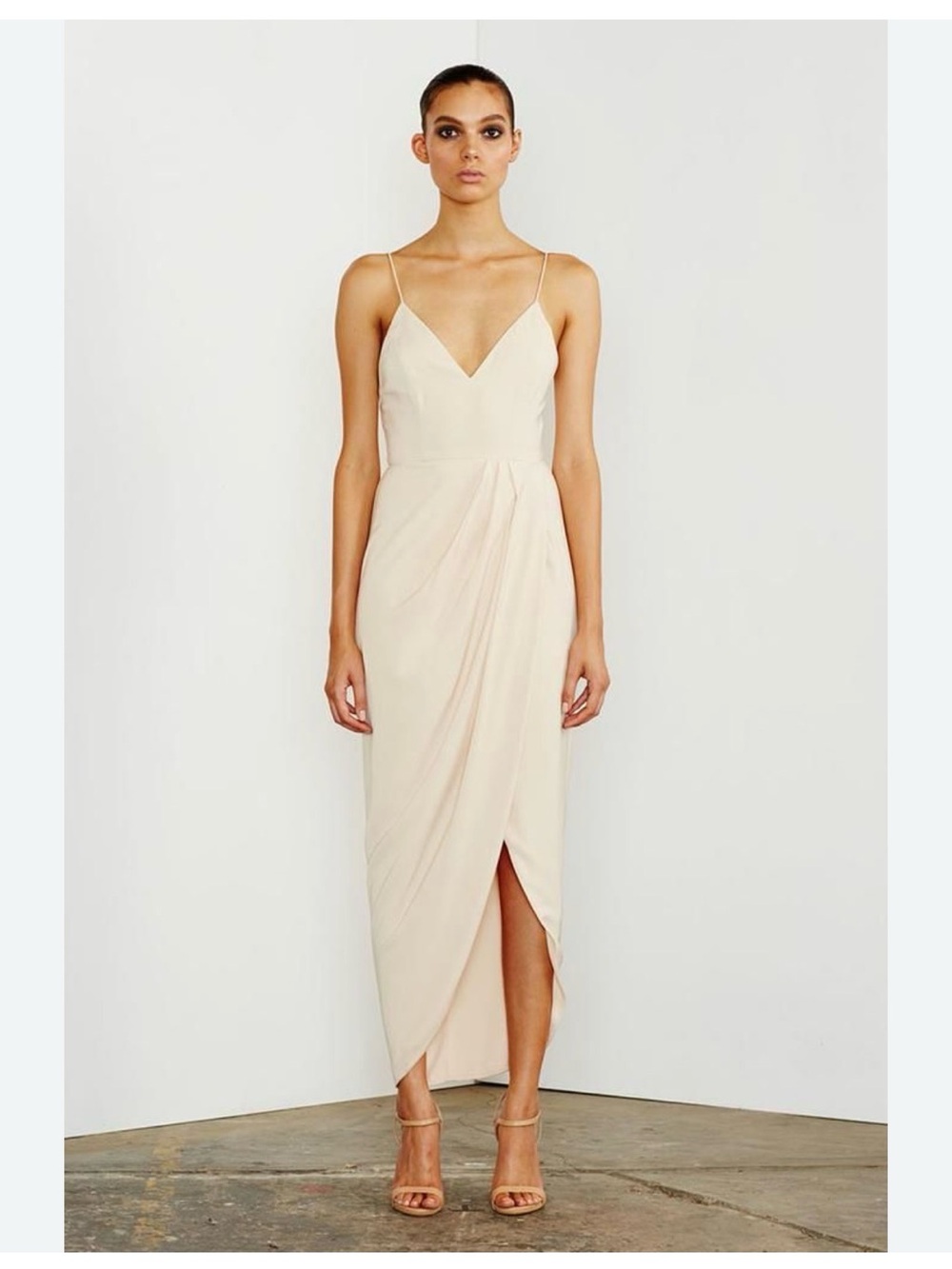 bebe champagne Dress